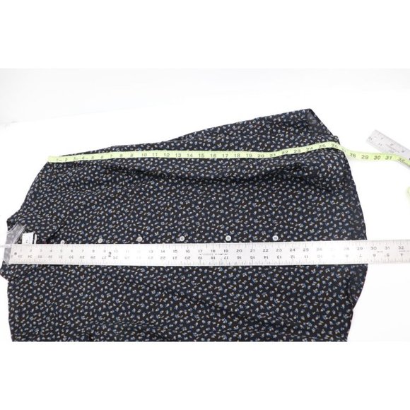 Paul Smith Navy Floral Casual Button Down Shirt - Picture 5 of 11